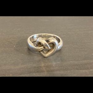 James Avery heart knot ring
